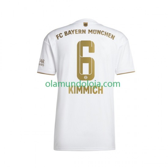 Camisola Bayern de Munique Joshua Kimmich 6 Homem Equipamento Segundo 2022-2023 Manga Curta
